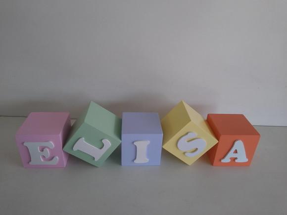 Kit com 4 Cubos 5×5 Decorados