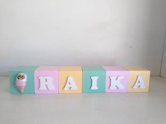 Kit com 5 Cubos 5×5 Decorativos em mdf