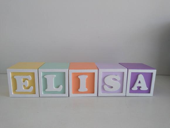Kit com 5 Cubos 5×5 com Molduras