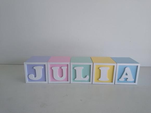 Kit com 5 Cubos 5×5 com Molduras