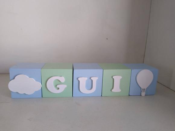 Kit com 5 Cubos 5×5 Decorativos em mdf