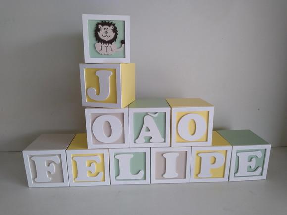 Kit com 6 Cubos 10×10 com Molduras