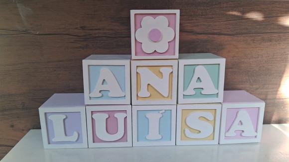 Kit com 7 Cubos 10×10 com Molduras