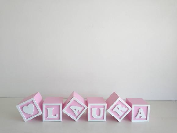 Kit com 7 Cubos 6×6 com Molduras