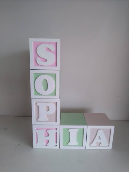 Kit com 7 Cubos 6×6 com Molduras