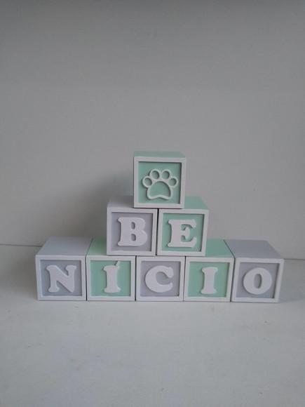 Kit com 7 Cubos 5×5 com Molduras