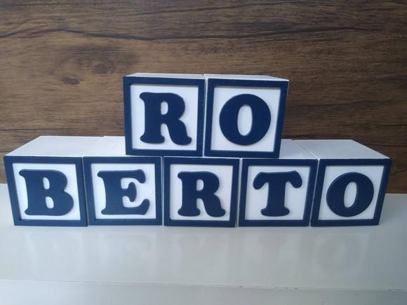 Kit com 7 Cubos 7×7 com Molduras Personalizados