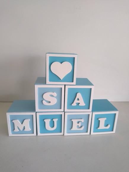 Kit com 8 Cubos Decorativos 5×5 ( Temos Anúncio com + Cubos)