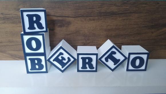 Kit com 8 Cubos Decorativos 5×5 ( Temos Anúncio com + Cubos)
