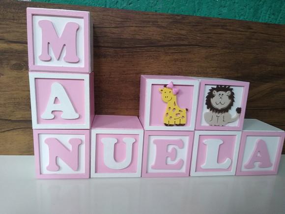 Kit com 9 Cubos 7×7 com Molduras