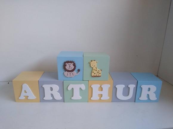 Kit com 9 Cubos 6×6 Decorados