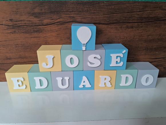 Kit com 9 Cubos 7×7 Decorativos