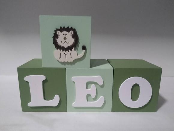 Kit de Cubos com 4 Cubos em mdf 7×7 Cubos Personalizados