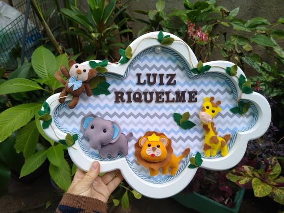 Kit Higiene para Bebê Completo Tema Safari com Porta Materni