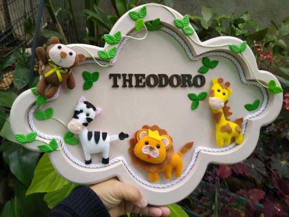 Kit Higiene para Bebê Tema Safari