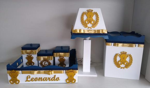 Kit Higiene para Bebê Tema Ursinho Principe