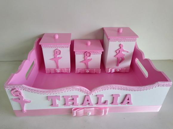 Kit Higiene Tema Bailarinas