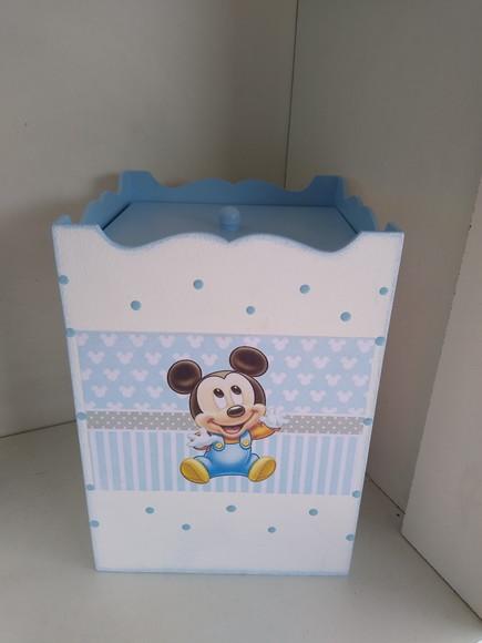 Lixeira para Kit Higiene Bebê