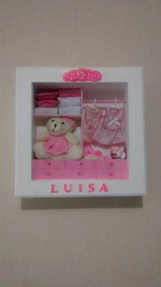 Quadro Cenário com Vidro Guarda Roupa