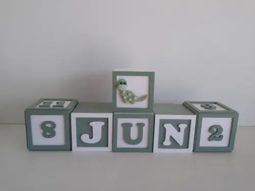 4 Cubos Duplos com Molduras 7×7 Decorados