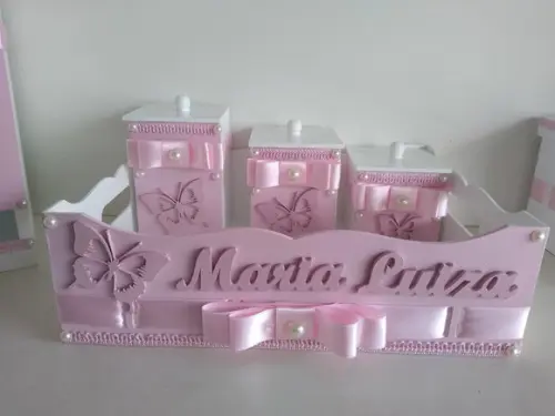 Bandeja em mdf Decorada ( Potes São Opcionais Não Acompanha)