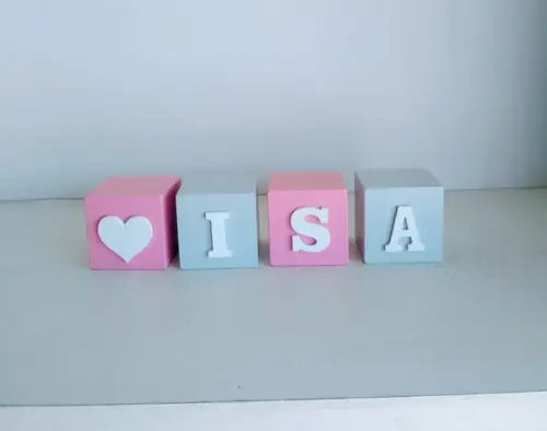Kit com 10 Cubos5×5 Decorativos