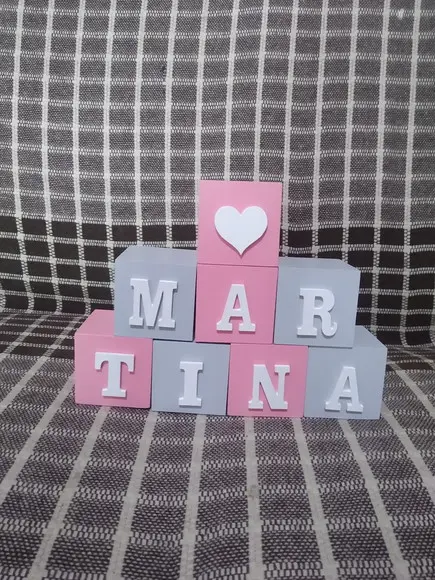 Kit com 10 Cubos5×5 Decorativos