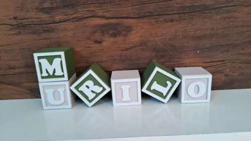 Kit com 11 Cubos 6×6 com Molduras Decorados