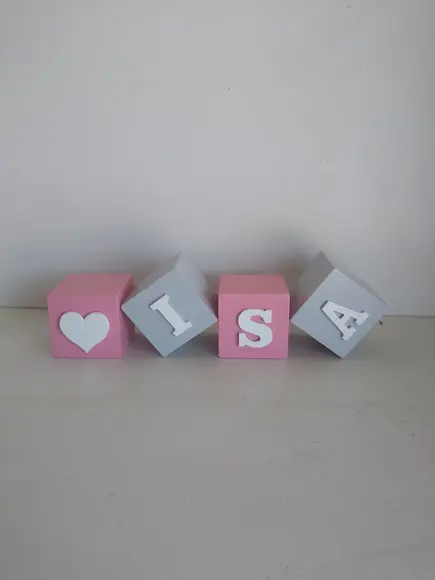 Kit com 10 Cubos5×5 Decorativos