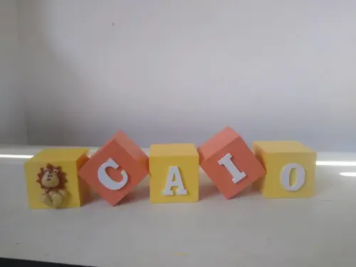 Kit com 12 Cubos 5×5 Decorativos