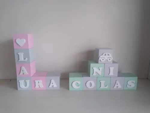 Kit com 17 Cubos 5×5 Decorados