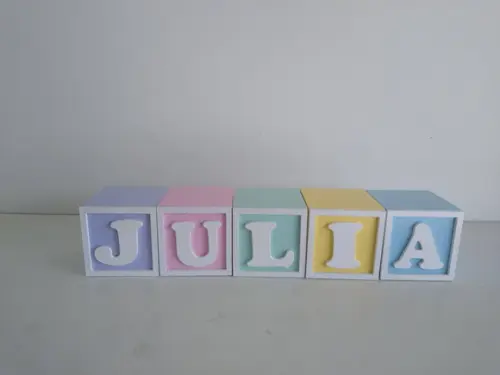 Kit com 5 Cubos 5×5 com Molduras
