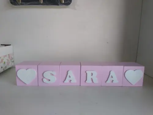 Kit com 5 Cubos 7×7 Decorados