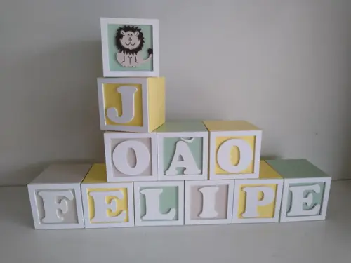 Kit com 6 Cubos 10×10 com Molduras