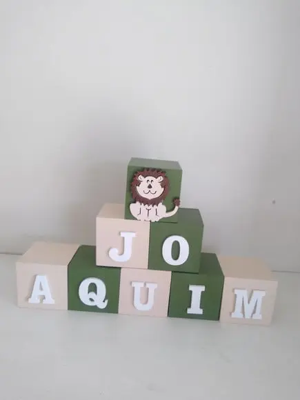 Kit com 6 Cubos 6×6 Decorados