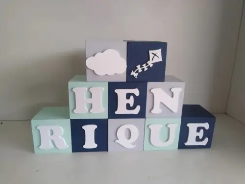 Kit com 6 Cubos 6×6 Decorados