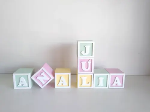Kit com 7 Cubos 7×7 com Molduras Personalizados
