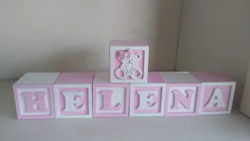 Kit com 8 Cubos Decorativos 5×5 ( Temos Anúncio com + Cubos)
