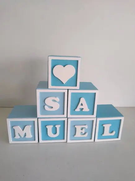 Kit com 8 Cubos Decorativos 5×5 ( Temos Anúncio com + Cubos)