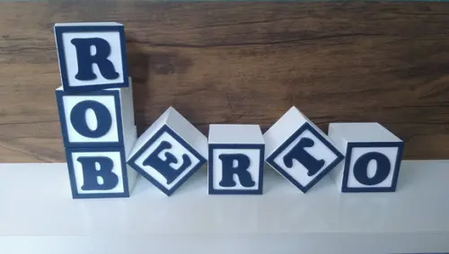 Kit com 8 Cubos Decorativos 5×5 ( Temos Anúncio com + Cubos)