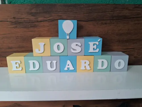Kit com 9 Cubos 6×6 Decorados