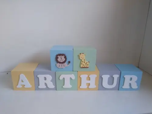 Kit com 9 Cubos 6×6 Decorados