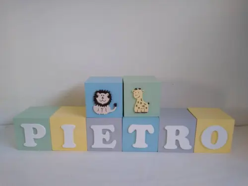 Kit com 9 Cubos 7×7 Decorativos