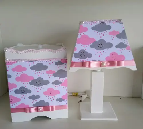 Kit Higiene para Bebê Tema Chuva de Benção