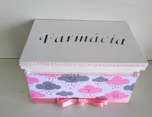 Kit Higiene para Bebê Tema Chuva de Benção