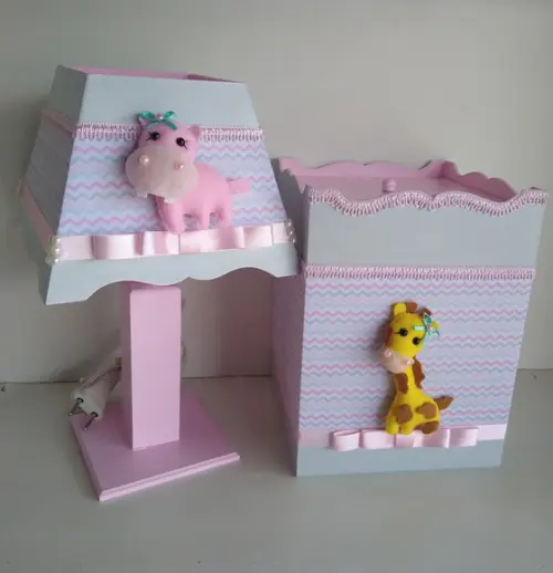 Kit Higiene para Bebê Tema Safari Bichinhos da Floresta