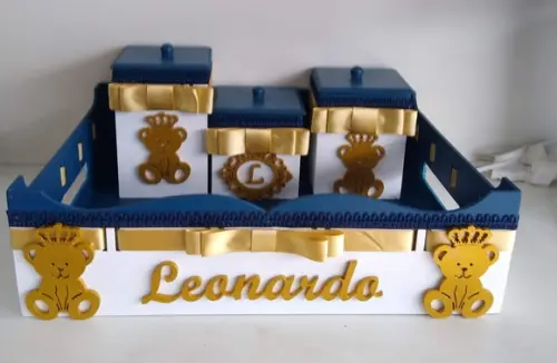 Kit Higiene para Bebê Tema Ursinho Principe
