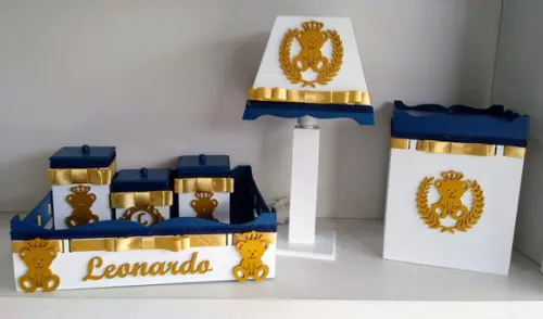 Kit Higiene para Bebê Tema Ursinho Principe