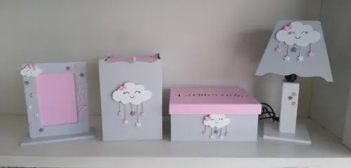 Lixeira para Kit Higiene Bebê