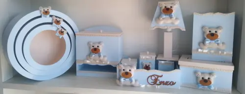 Trio de Nichos Redondos Decorados